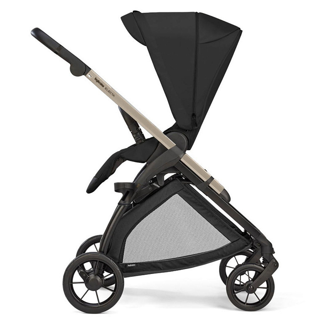Коляска 3 в 1 Inglesina Electa System Quattro DRW 2025 с подставкой под люльку Upper Black