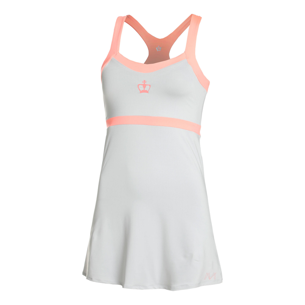 Женская теннисное платье Black Crown Dress Women - Grey, Pink