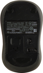 Logitech M185 Red Wireless Mouse <910-002633> (RTL)  USB 3btn+Roll  уменьшенная