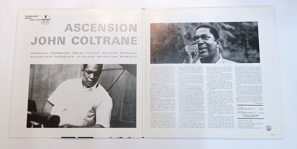 Винтажная виниловая пластинка John Coltrane Ascension (Edition II) (Japan 1980)