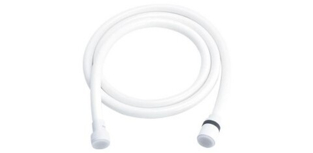 LE8026P-White Шланг душевой Lemark ПВХ, 150 см, TURN-FREE
