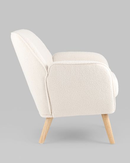 Кресло Ричи тедди белый