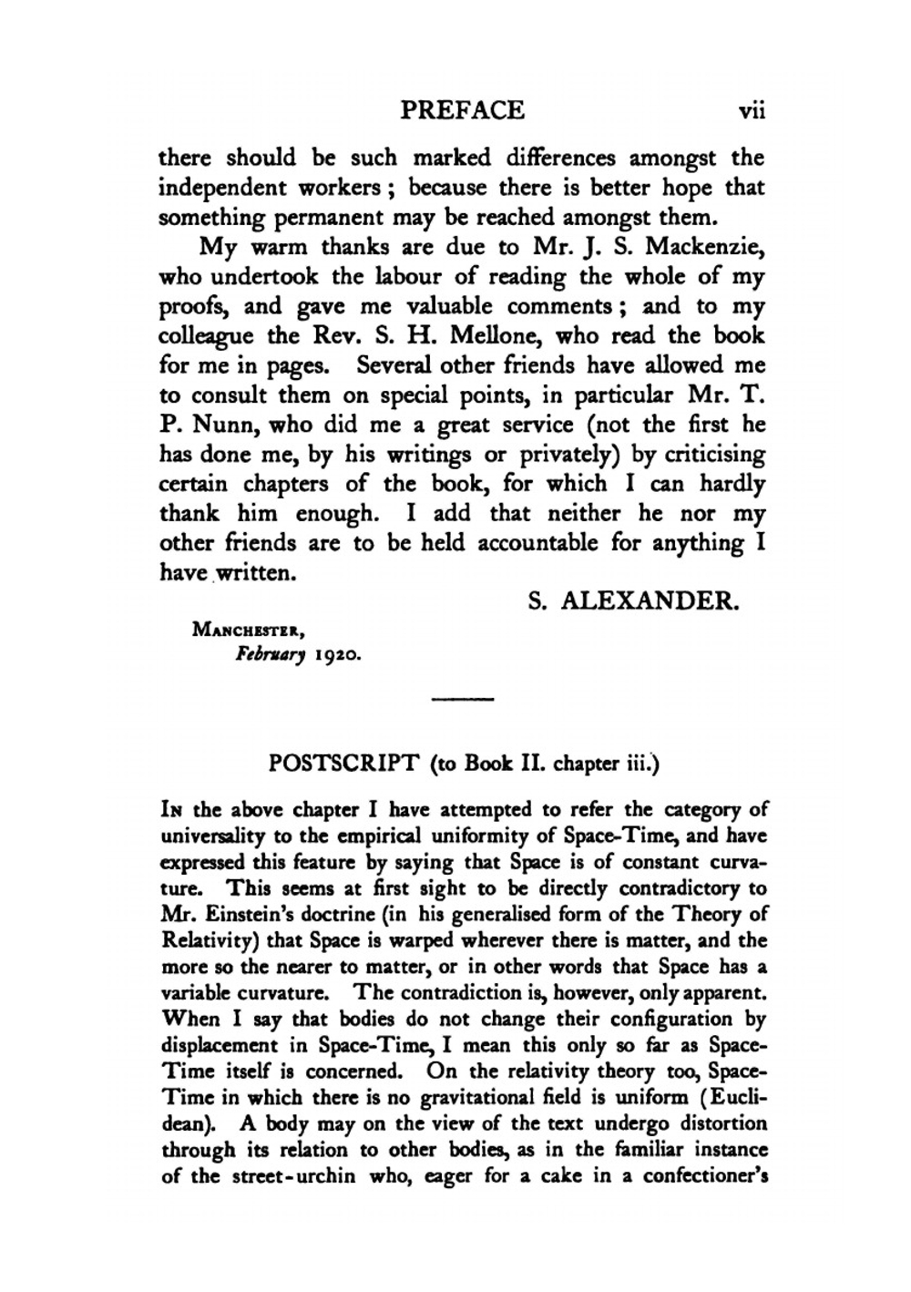 Space, Time, and Deity. Volume 1 | A. Samuel
