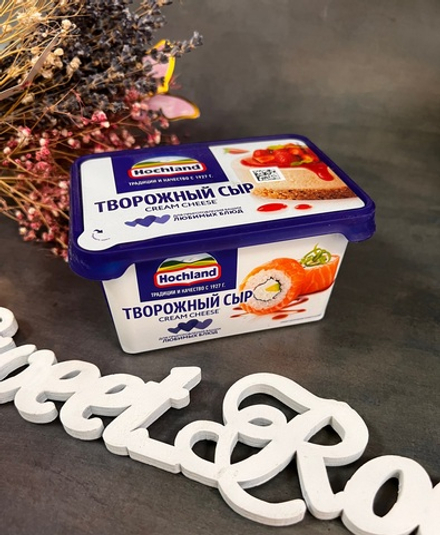 Сыр творожный для кулинарии,400гр, хохланд,60%