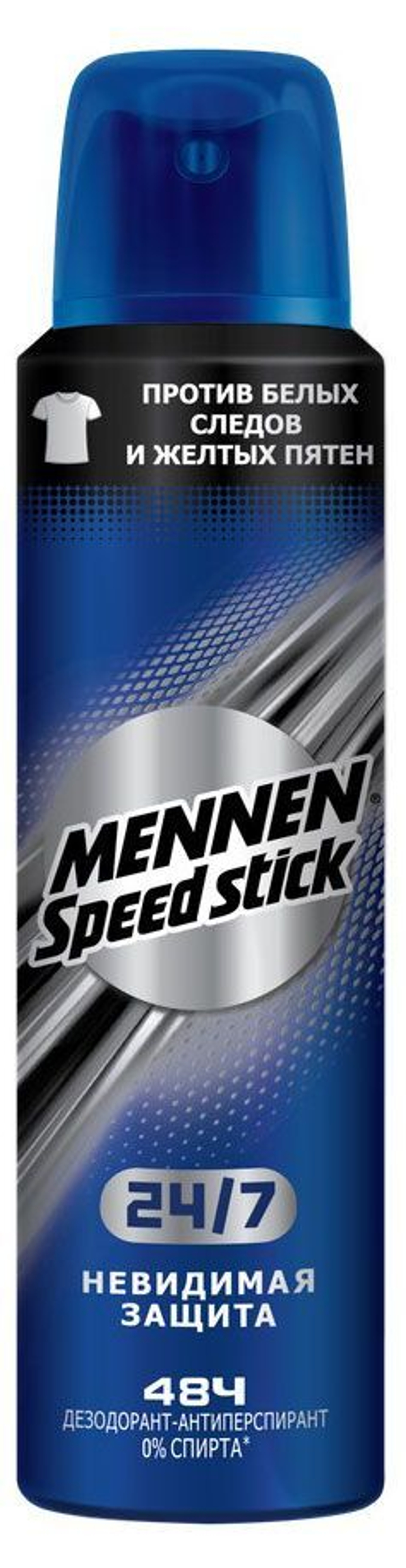 Mennen Speed Stick Дезодорант-антиперспирант спрей 24/7 Невидимая защита, 150 мл