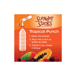 NOW Foods, Real Food, тонкие палочки, со вкусом тропического пунша, 12 палочек по 5 г (0,18 унции)