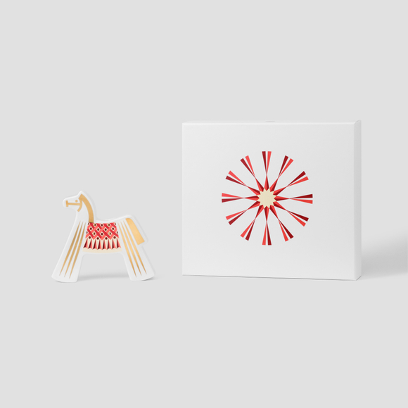 Подсвечник Farforite «Лошадка / Солнечный круг» в подарочной коробке