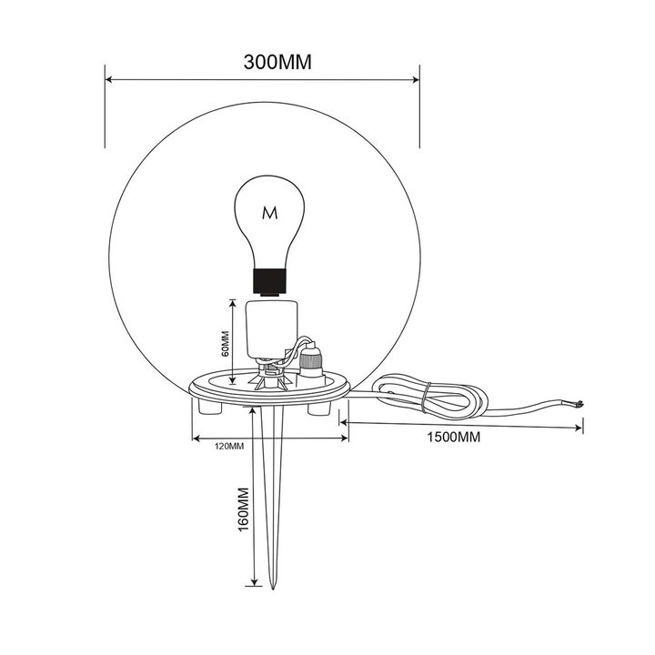 Уличный светильник Maytoni Erda O594FL-01W