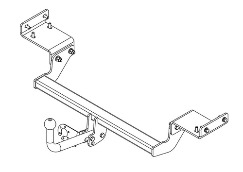Фаркоп на KIA CEE'D (2012-2018) (без электрики, паспорт/сертификат в комплекте) Автос.KI 27