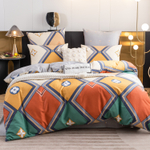 Комплект постельного белья Люкс Сатин 100% хлопок на резинке AR283