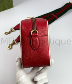 Красная сумка через плечо Gucci adidas Гуччи Адидас премиум класса