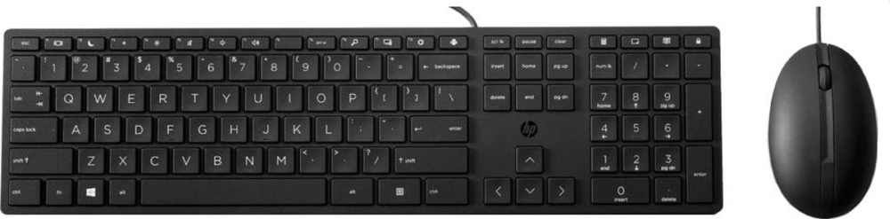 Клавиатура HP Wired 320MK 9SR36AA черный + мышь