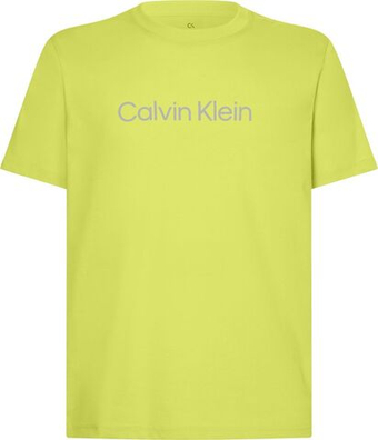 Мужская теннисная футболка Calvin Klein PW SS T-shirt - зеленый