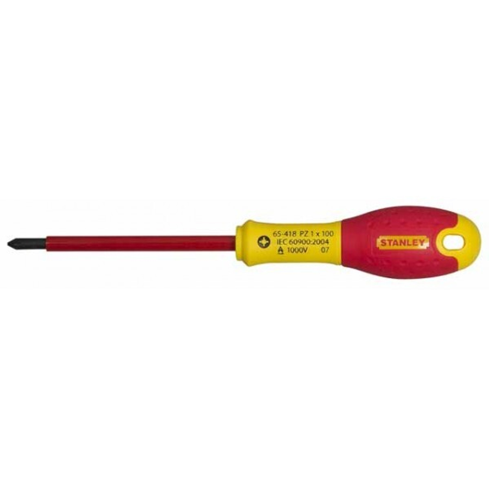 STANLEY, 1-65-417, ОТВЕРТКА ЭЛЕКТРИКА "FATMAX" ПОД ШЛИЦ PZ0 Х 75ММ Б/УП., шт