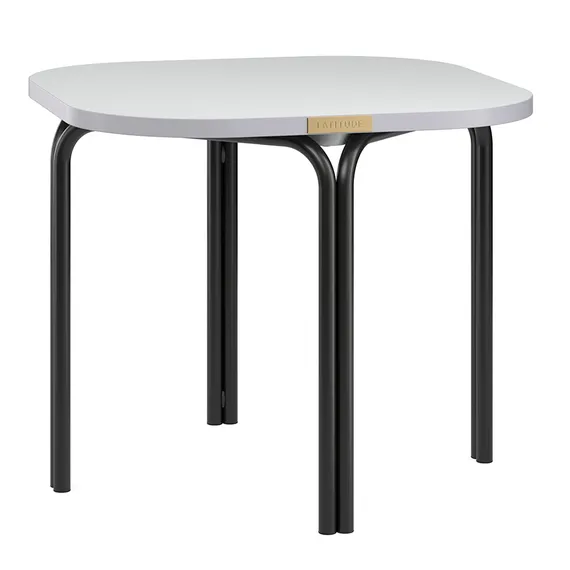 Столик кофейный ror, 50х50 см, черный/серый