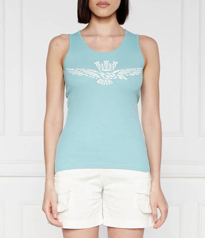 Топ Aeronautica Militare - бирюзовый(TS2243DJ644)