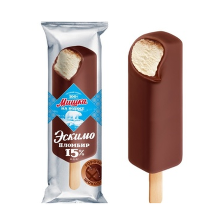 Мороженое Мишка на полюсе Эскимо пломбир 70 гр