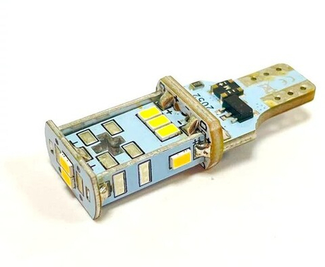 Светодиодная лампа W16W T15-3020-10SMD (белый) W16W, 1шт