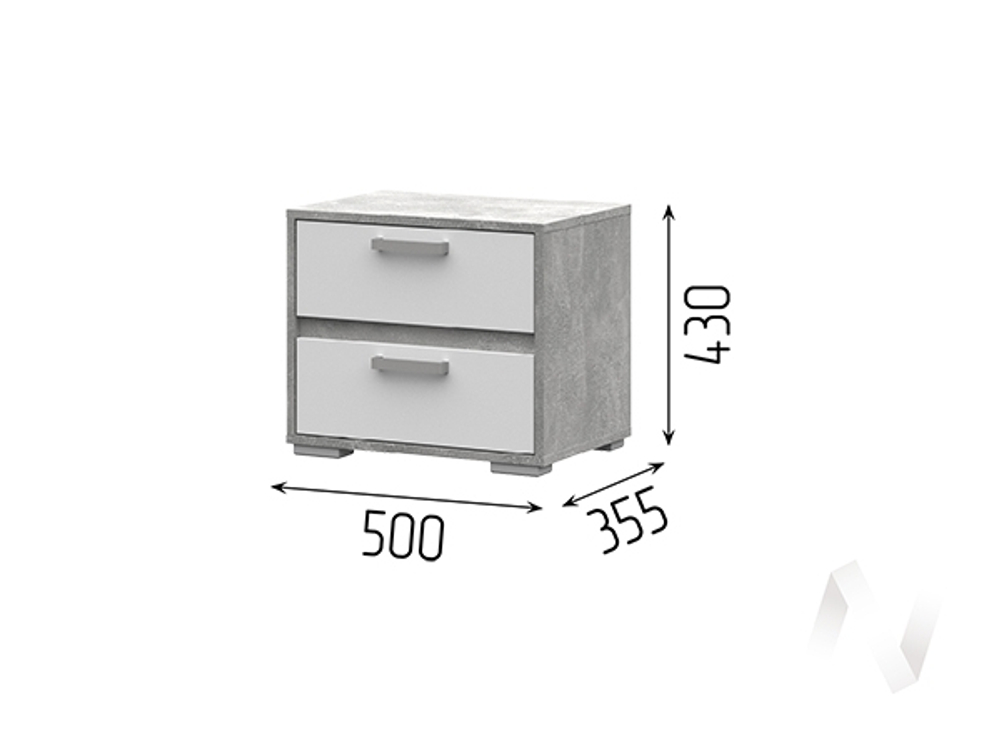 Тумба прикроватная ТБ 01 МС Денвер