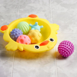 4724386 Набор развивающих тактильных мячиков «Цыпленок с шариками», цвет МИКС