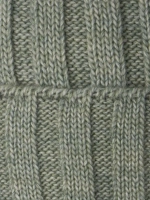 Шапка детская зимняя вязаная с помпоном и снуд