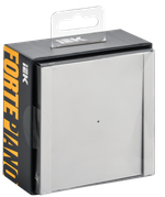 FORTE&PIANO Выключатель 1-клавишный с индикацией 10А FP202M металл белый IEK