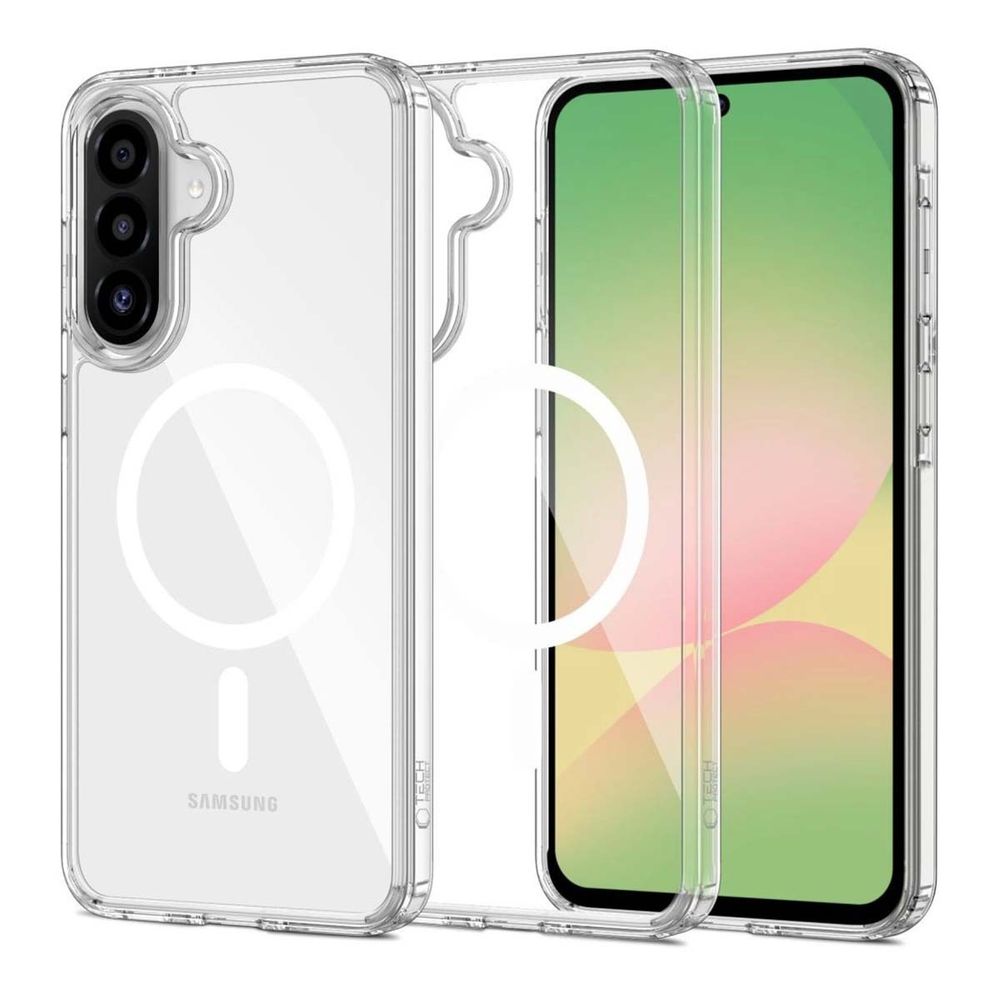 Силиконовая накладка Clear Case MagSafe Samsung A36