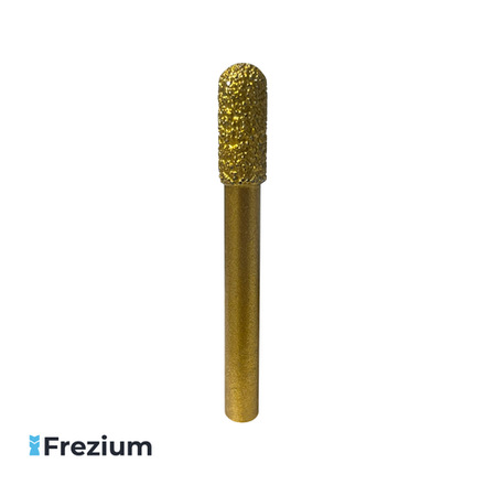Галтельная алмазная шарошка по камню (8x6x20)