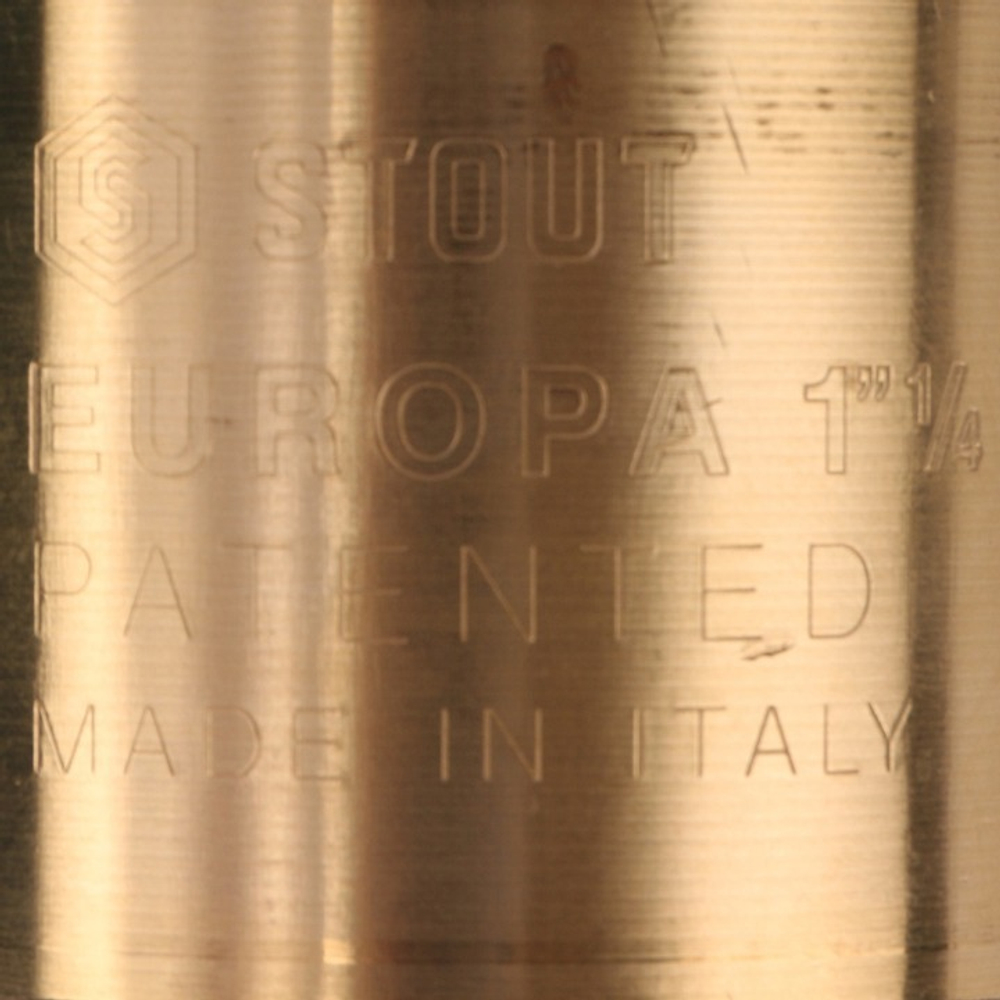 Клапан обратный STOUT 1 1/4" с латунным штоком