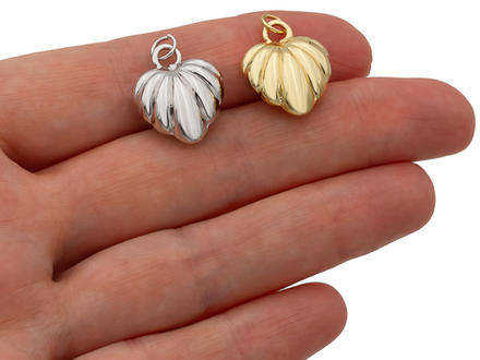 Подвеска "Сердце-Ракушка", 18,5мм