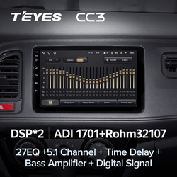 Teyes CC3 9" для Honda Vezel, HR-V 2015-2017