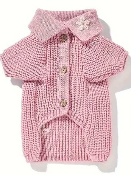 Вязаный свитер для собак и кошек