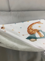 Комплект в кроватку 6 предметов "Африка серый", сатин