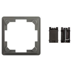 Люки ЭРА ОФИС 18-7001-03 Комплект для установки люка IP66 в фальш-пол (рамка + монтаж. лапки) серый