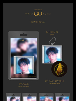 Альбом CIX - GO CHAPTER 1 : GO TOGETHER 8th Mini Album KEYRING 4 Version SET
