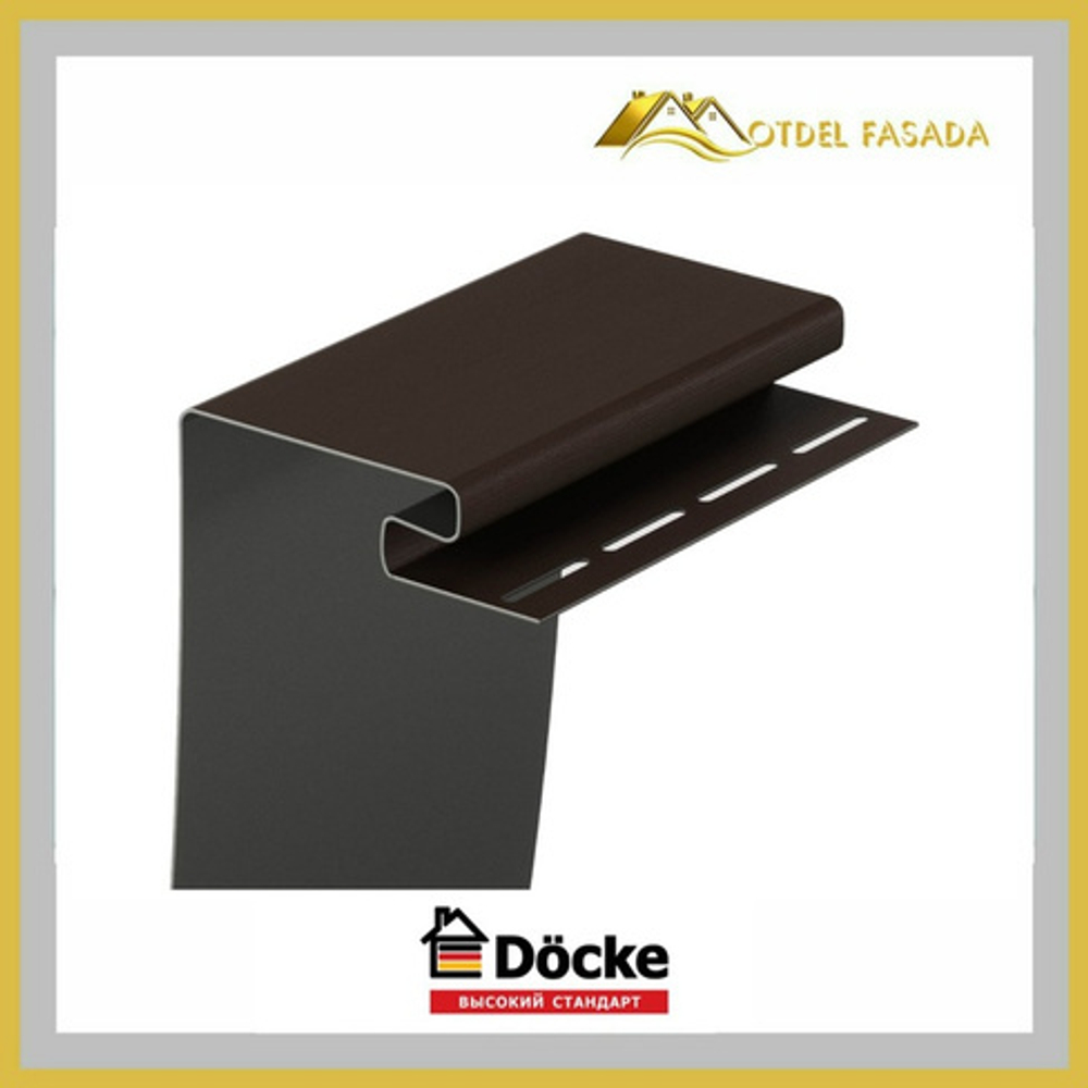 Околооконный профиль 75/200/15мм DOCKE PREMIUM Шоколад 3000мм