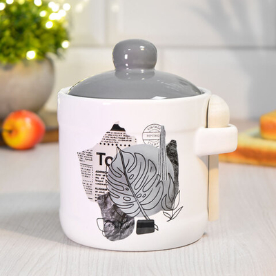 Сахарница 370мл с ложкой "Today" (00113308)