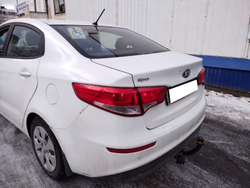 Фаркоп Трейлер 7240 на Hyundai Solaris (4/5dr.) седан/хэтчбек 2010-2015гг./Kia Rio III (4dr.) седан 2011г.-(паспорт и сертификат в комплекте)(без электрики)