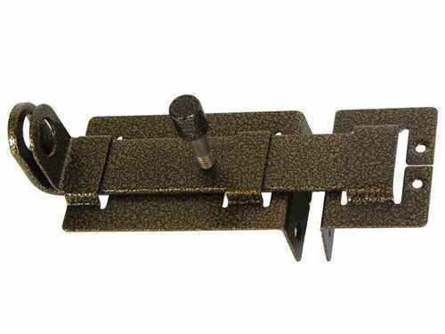 Засов с проушиной Киров ЗД-04 антик бронза (20шт/уп)