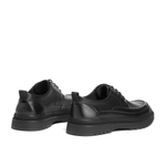 BELLE Casual Leather Shoes Men"s Low top Black/Brown