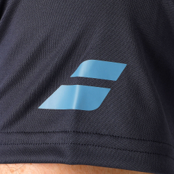 Мужское теннисное поло Babolat Play Crew Neck T-Shirt Men - Dark Blue, Blue