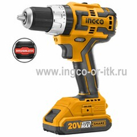 Набор: Шуруповерт BL 20В 60Нм и УШМ BL 115мм 20В в сумке INGCO CKLI6015 INDUSTRIAL