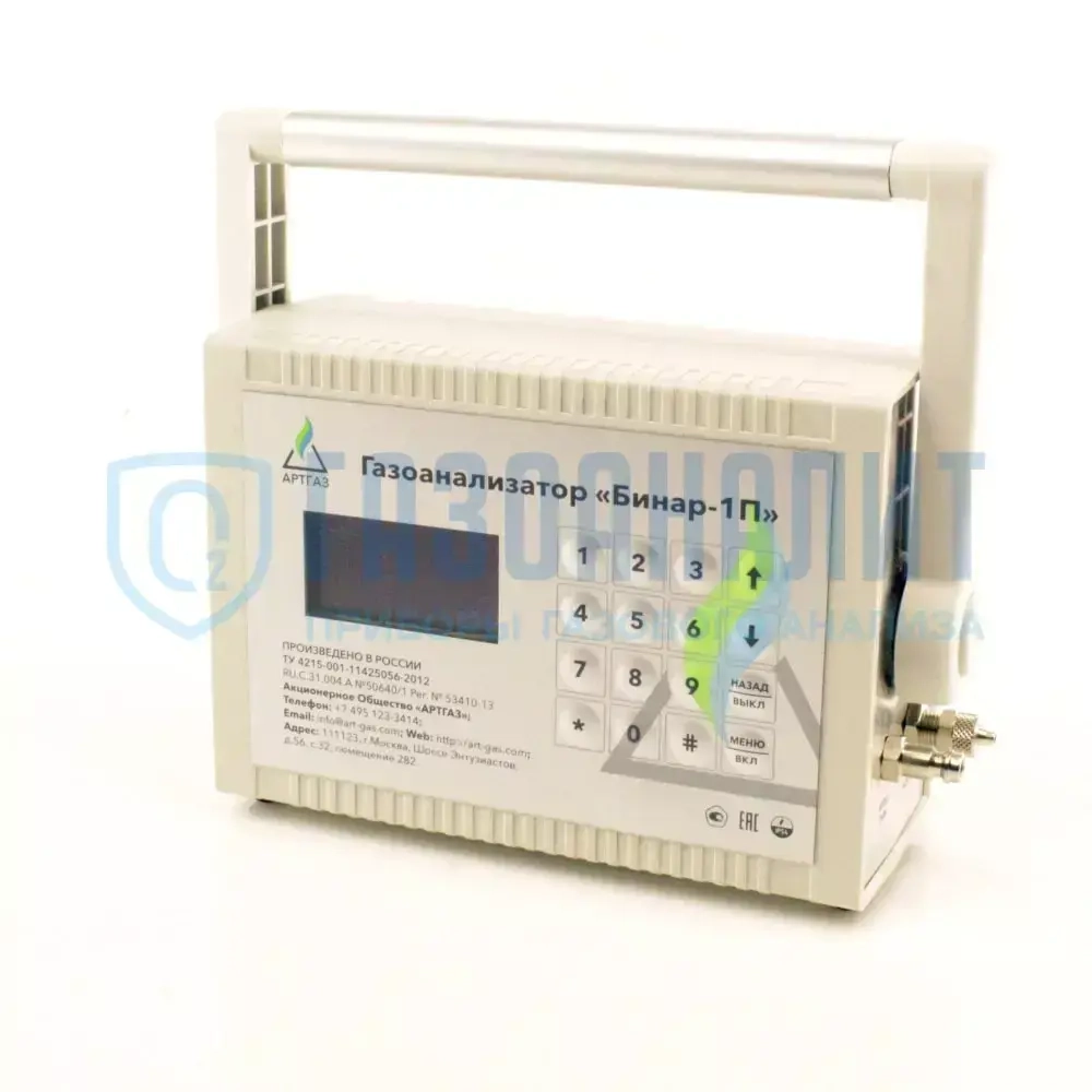БИНАР-1П газоанализатор многокомпонентный общепромышленный с принудительной подачей пробы переносной