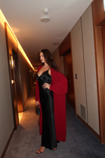 Кардиган в винном цвете