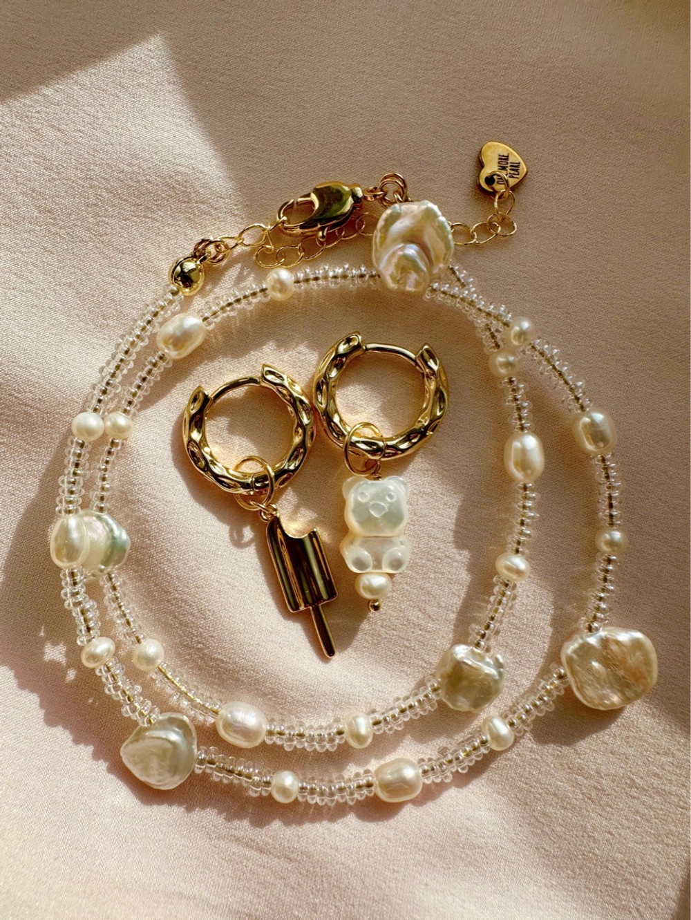 Серьги Эскимо мишка на Севере