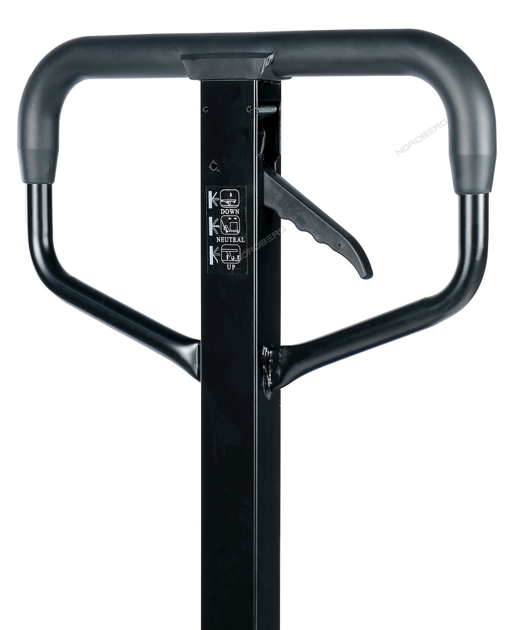 NORDBERG (N3901-25) Тележка (рохля) складская гидравлическая 2.5 т, усиленная, с полиуретановыми колесами