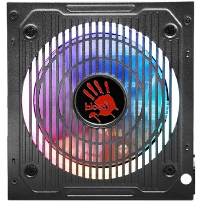 Блок питания Bloody BD-PS750G-MR ATX 750W 80+ gold (20+4pin) APFC 120mm fan color LED 6xSATA Cab Manag
