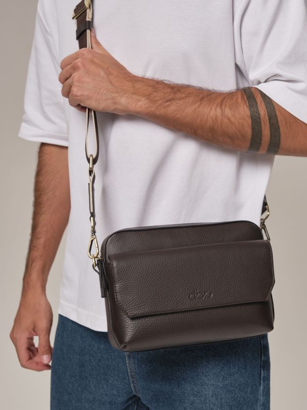 Мужская сумка DBR 7113 коричневый шоколад