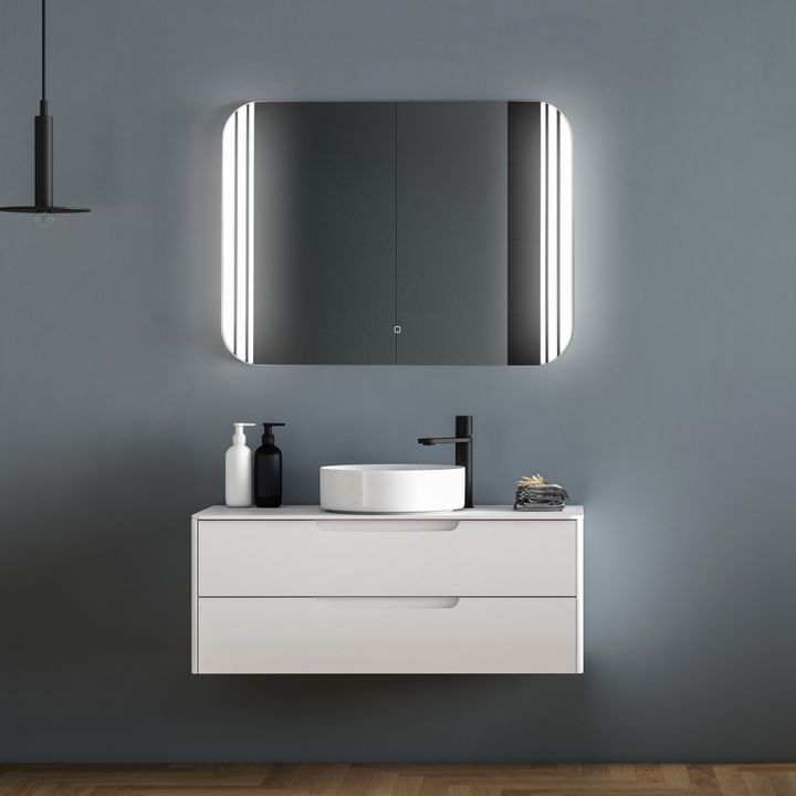 Зеркало ABBER See AG6101S с подсветкой, сенсорный выключатель, диммер