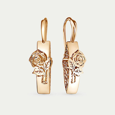 Серьги золотые